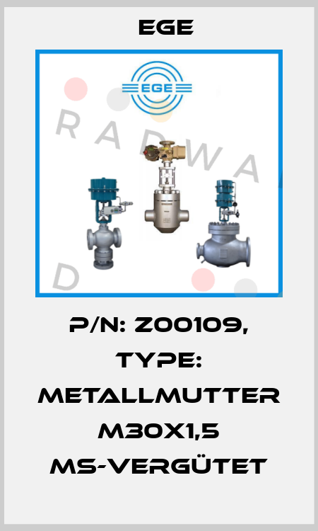 p/n: Z00109, Type: Metallmutter M30x1,5 MS-vergütet Ege