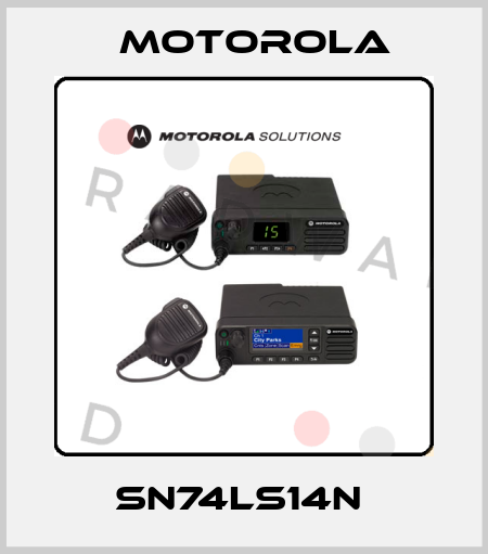 SN74LS14N  Motorola