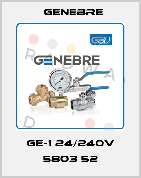 GE-1 24/240V 5803 52 Genebre