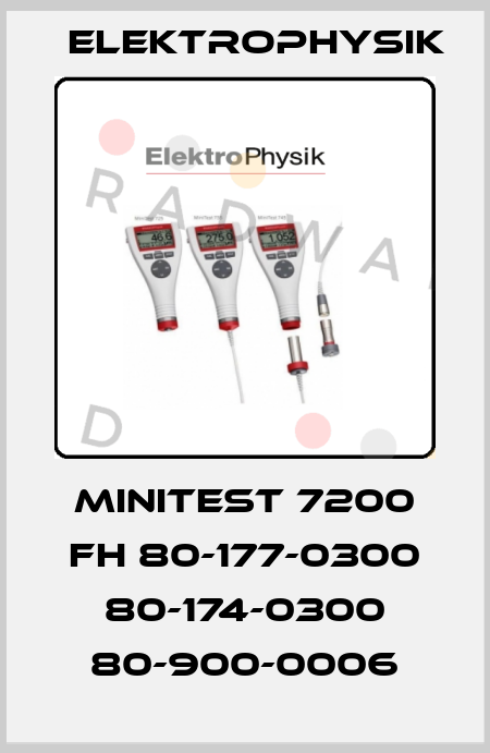 MiniTest 7200 FH 80-177-0300 80-174-0300 80-900-0006 ElektroPhysik