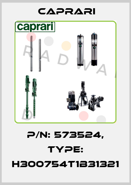 P/N: 573524, Type: H300754T1B31321 CAPRARI 