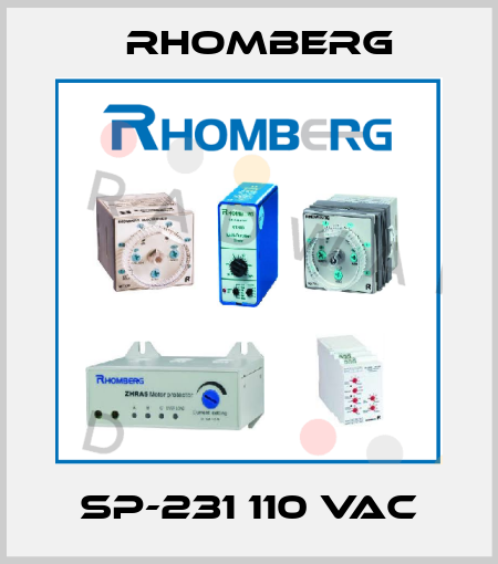 SP-231 110 VAC Rhomberg