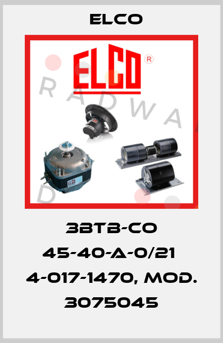 3BTB-CO 45-40-A-0/21  4-017-1470, Mod. 3075045 Elco
