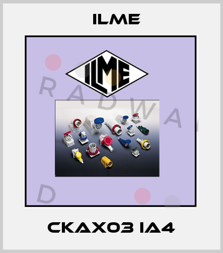 CKAX03 IA4 Ilme