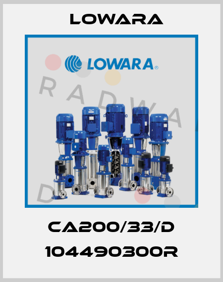 CA200/33/D 104490300R Lowara