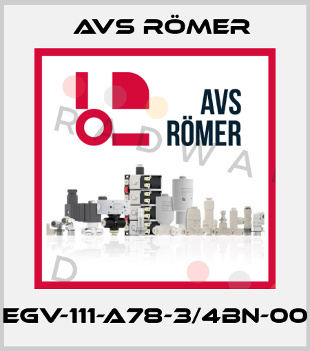 EGV-111-A78-3/4BN-00 Avs Römer