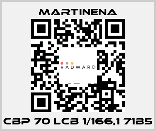 CBP 70 LCB 1/166,1 71B5 Martinena