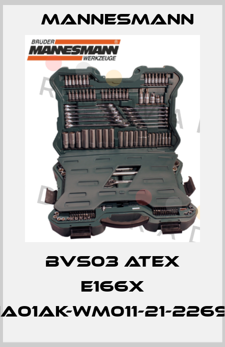 BVS03 ATEX E166X IA01AK-WM011-21-2269 Mannesmann
