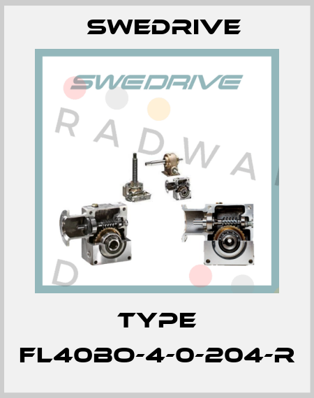Type FL40BO-4-0-204-R Swedrive