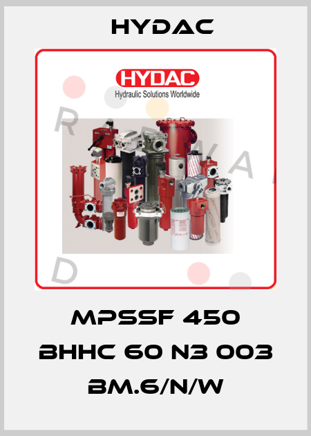 MPSSF 450 BHHC 60 N3 003 BM.6/N/W Hydac