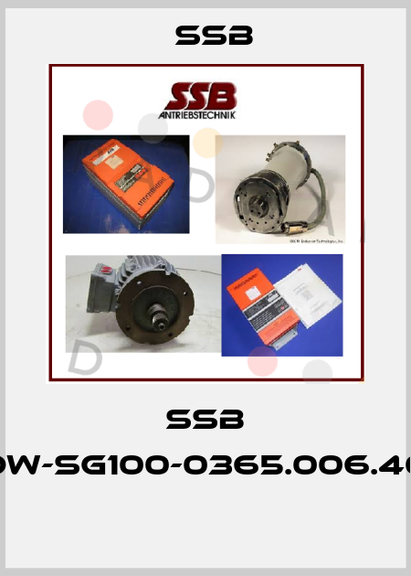 SSB DW-SG100-0365.006.40  SSB