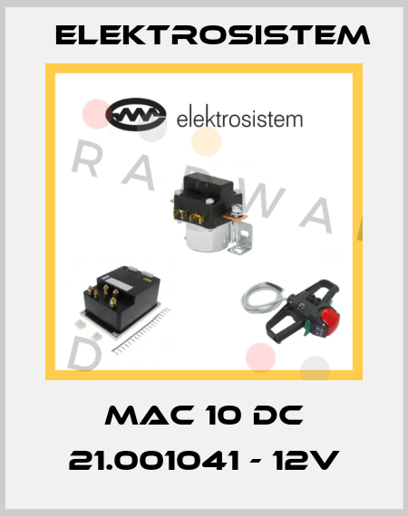 MAC 10 DC 21.001041 - 12V Elektrosistem