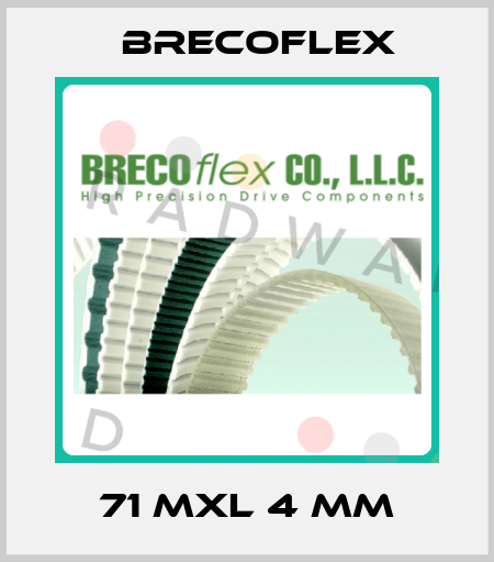 71 MXL 4 mm Brecoflex