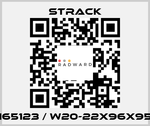 165123 / W20-22X96X95 Strack