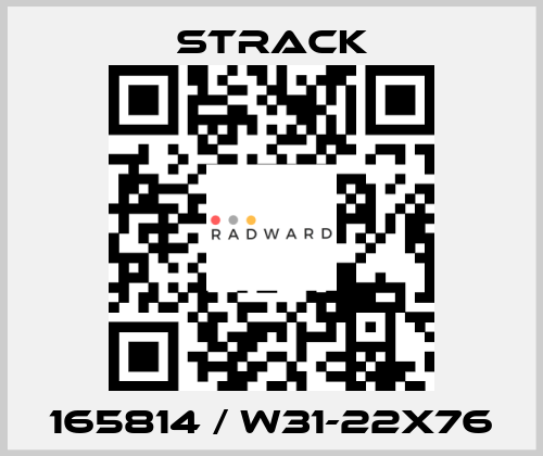 165814 / W31-22X76 Strack