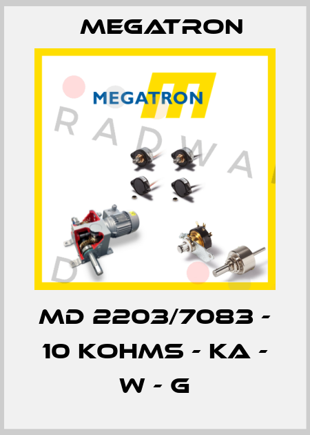 MD 2203/7083 - 10 KOHMS - KA - W - G Megatron