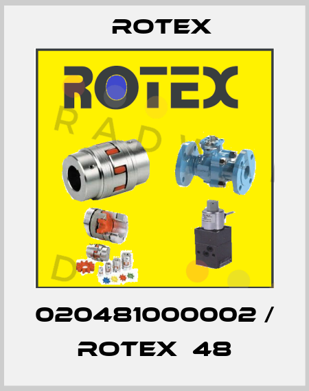020481000002 / ROTEX  48 Rotex