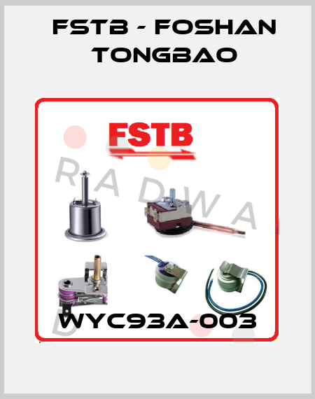WYC93A-003 FSTB - Foshan Tongbao