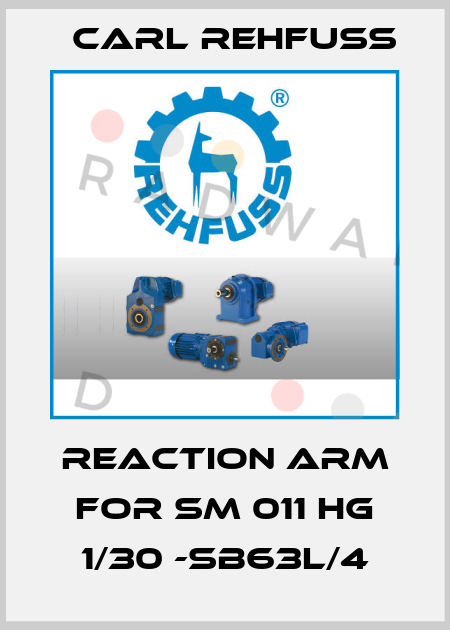 Reaction arm for SM 011 HG 1/30 -SB63L/4 Carl Rehfuss