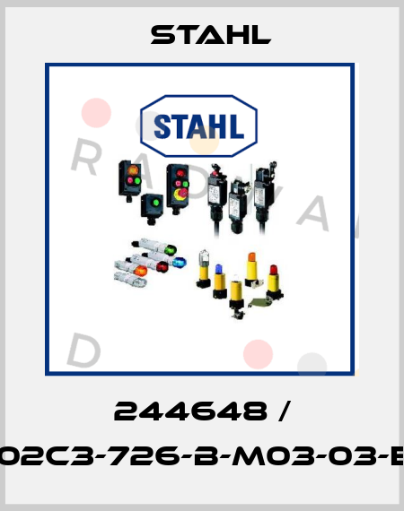 244648 / 8602C3-726-B-M03-03-E03 Stahl