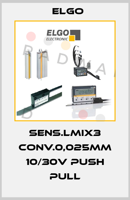 SENS.LMIX3 CONV.0,025MM 10/30V PUSH PULL Elgo