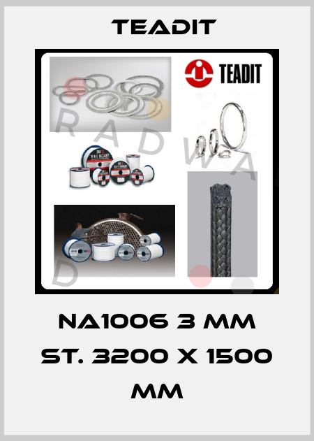 NA1006 3 mm st. 3200 x 1500 mm Teadit
