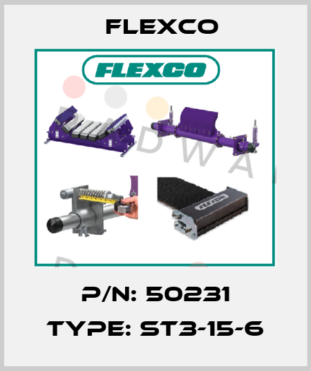 P/N: 50231 Type: ST3-15-6 Flexco