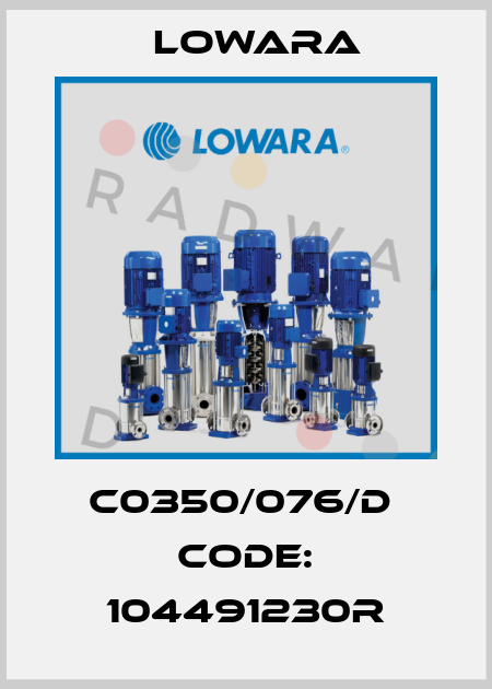 C0350/076/D  CODE: 104491230R Lowara