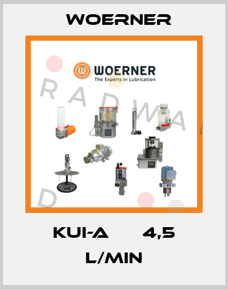 KUI-A      4,5 L/MIN Woerner