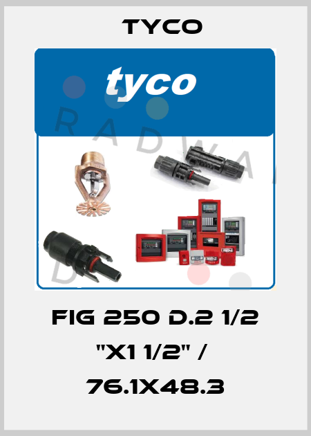 FIG 250 d.2 1/2 "x1 1/2" /  76.1x48.3 TYCO