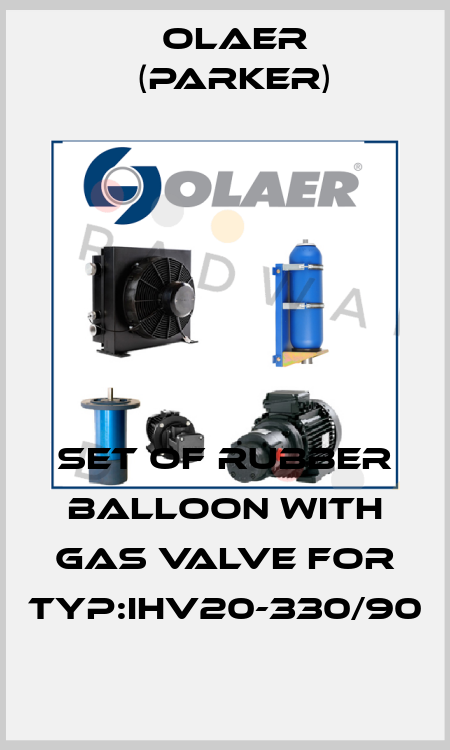 set of rubber balloon with gas valve for Typ:IHV20-330/90 Olaer (Parker)