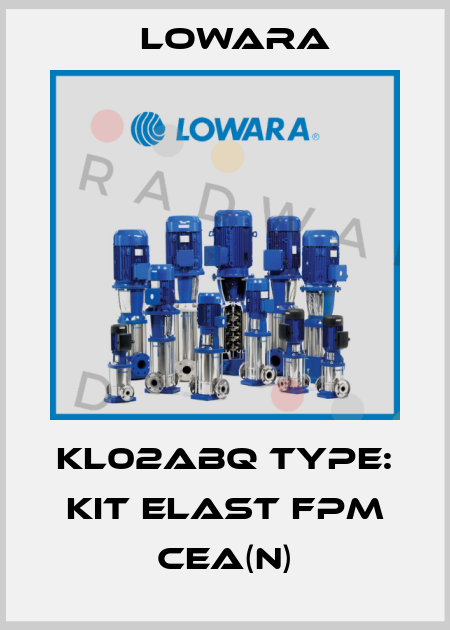 KL02ABQ Type: KIT ELAST FPM CEA(N) Lowara