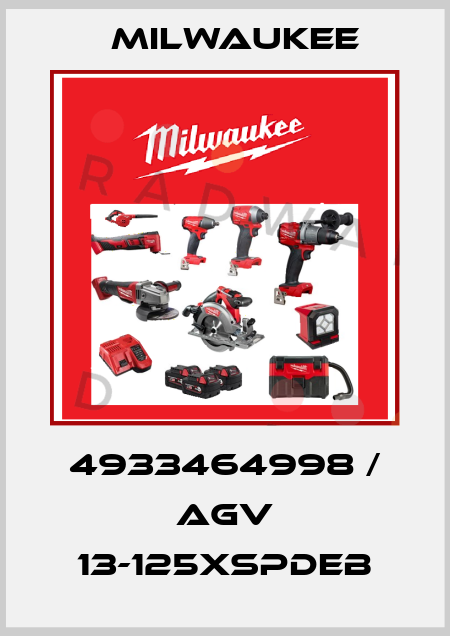 4933464998 / AGV 13-125XSPDEB Milwaukee