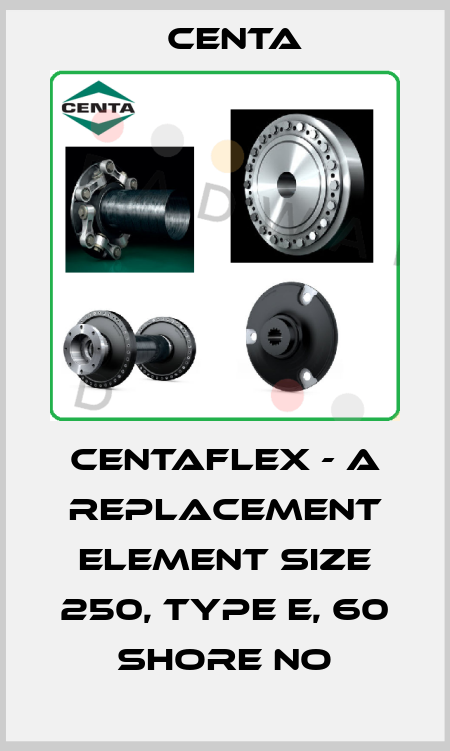 CENTAFLEX - A replacement element Size 250, Type E, 60 Shore NO Centa