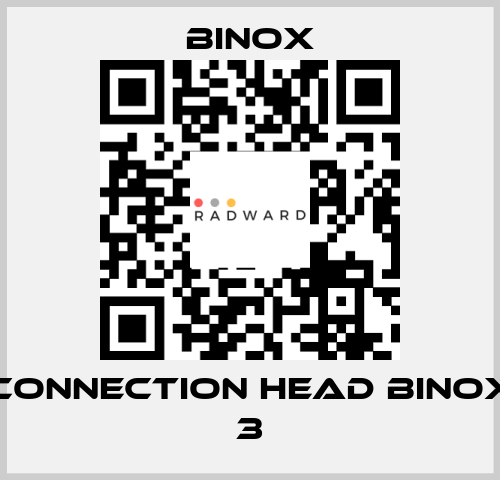 Connection head BINOX 3 Binox