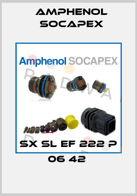 SX SL EF 222 P 06 42  Amphenol Socapex
