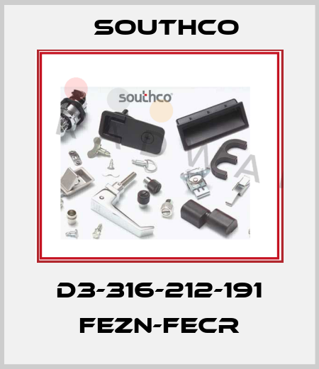 D3-316-212-191 FeZn-FeCr Southco