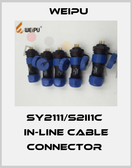 SY2111/S2II1C  IN-LINE CABLE CONNECTOR  Weipu