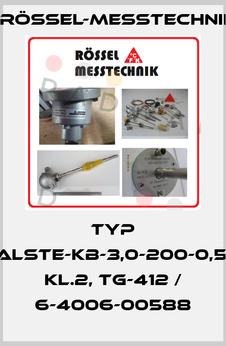 Typ ALSTE-KB-3,0-200-0,5, Kl.2, TG-412 / 6-4006-00588 Rössel-Messtechnik