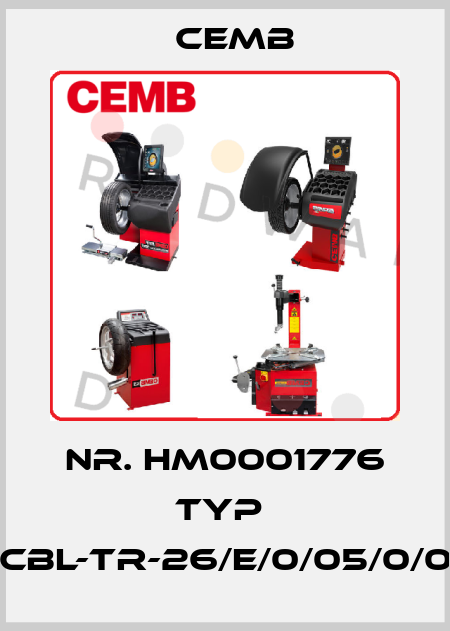 Nr. HM0001776 Typ  CBL-TR-26/E/0/05/0/0 Cemb