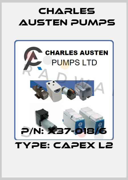 P/N: X37-018/6 Type: CAPEX L2 Charles Austen Pumps