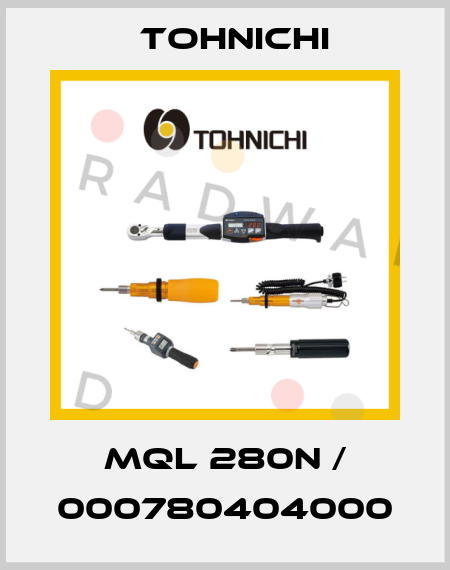 MQL 280N / 000780404000 Tohnichi