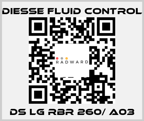 DS LG RBR 260/ A03 DIESSE Fluid Control