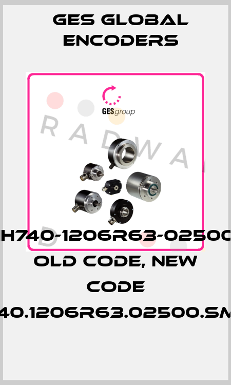 IH740-1206R63-02500  old code, new code H740.1206R63.02500.SMB1 GES Global Encoders