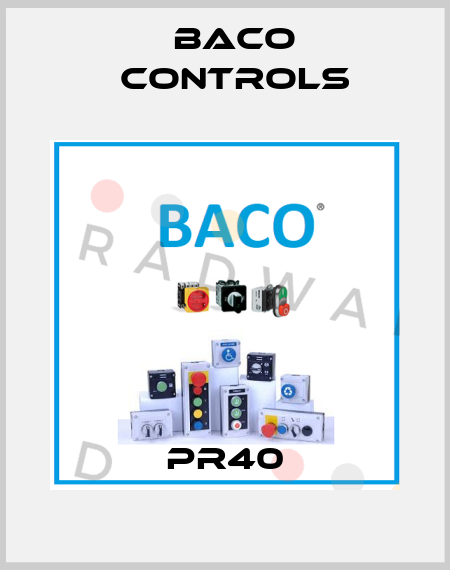 PR40 Baco Controls