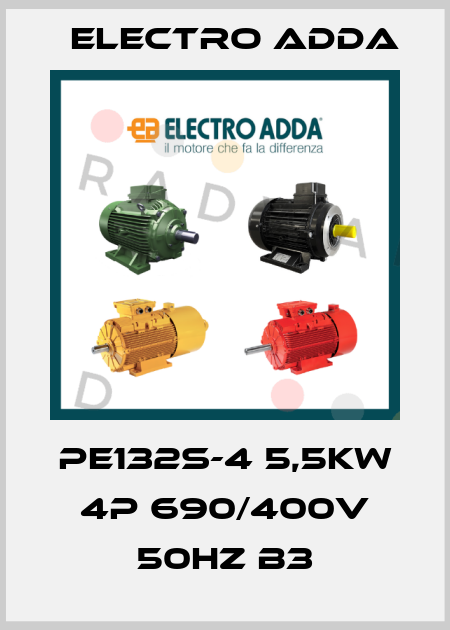 PE132S-4 5,5kW 4P 690/400V 50Hz B3 Electro Adda