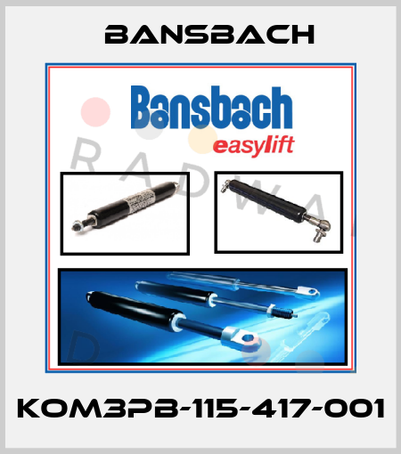 KOM3PB-115-417-001 Bansbach