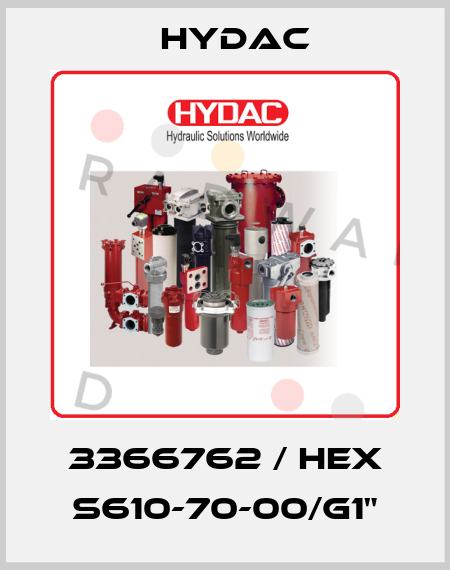 3366762 / HEX S610-70-00/G1" Hydac
