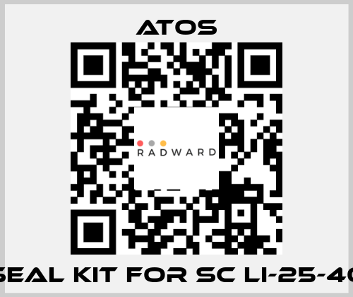 SEAL KIT FOR SC LI-25-40 Atos