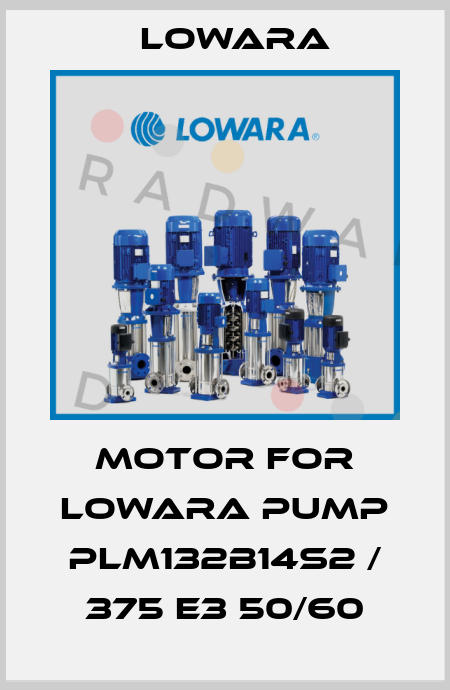 MOTOR FOR LOWARA PUMP PLM132B14S2 / 375 E3 50/60 Lowara